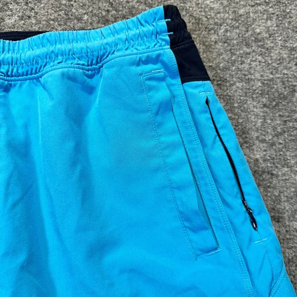Birddogs Gym Shorts Men XL Blue Activewear Lined Athletic Training 6in Inseam